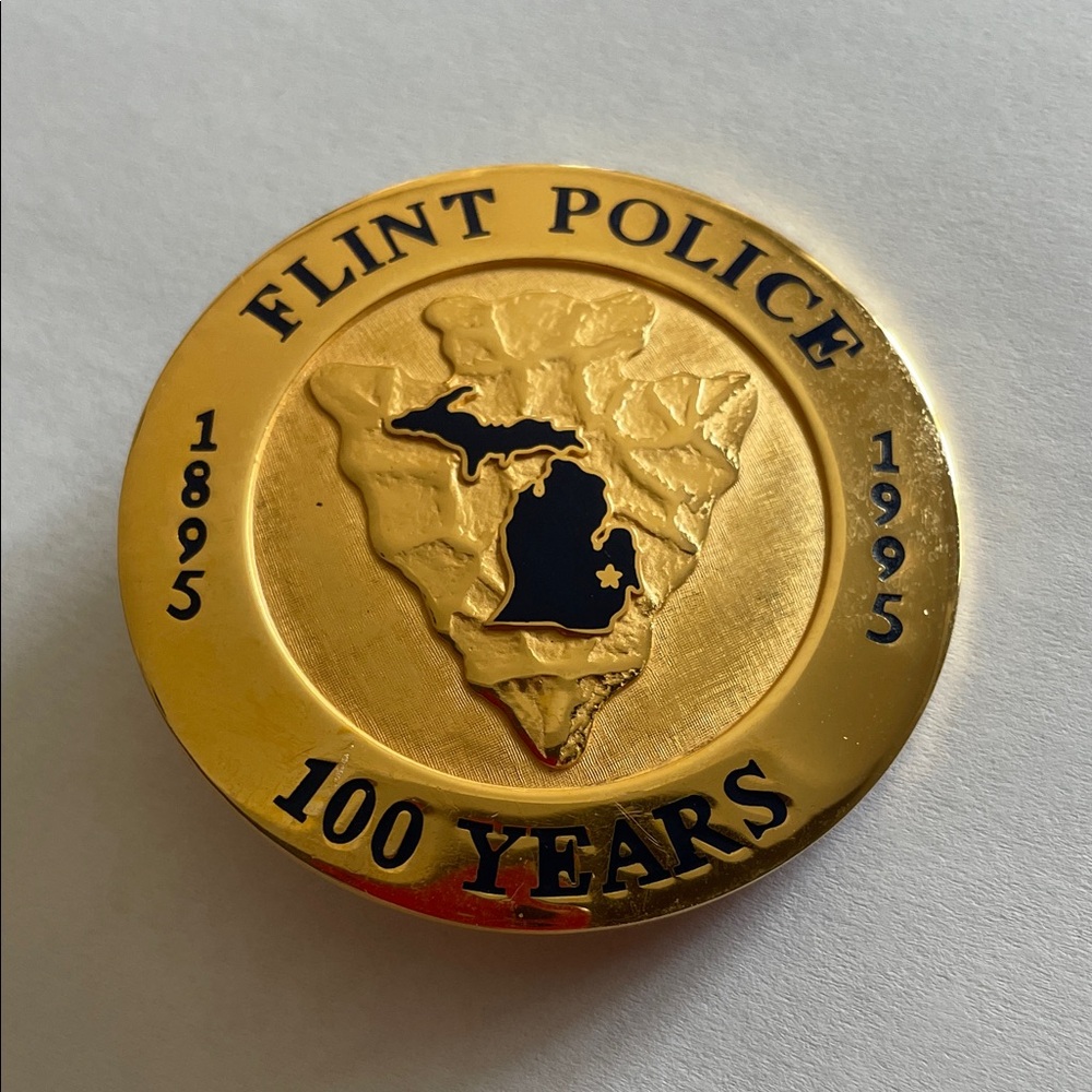 Flint Police 100 Years Commemorative Badge